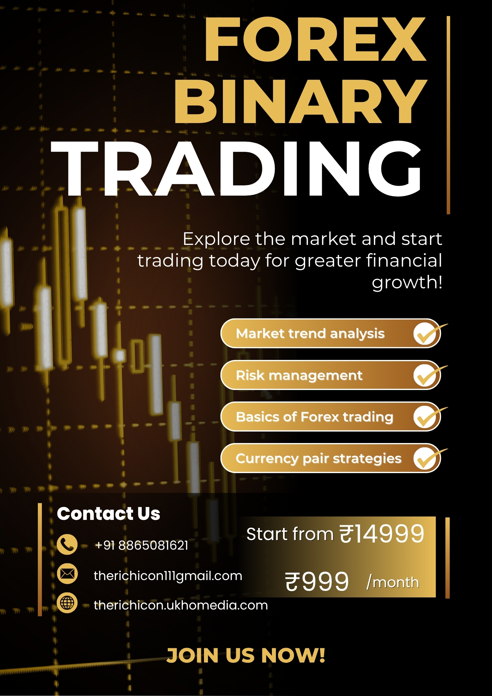↑ Click Here To Select, ₹14999rs - Forex Binary Trading Basic To Advanced Learning With 24/7 Support & Guidance And Monthy Charges Included ₹999rs